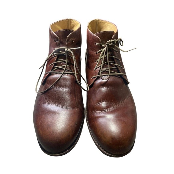 Nisolo Ankle Boots Mens Every Day Casual Lace Up Brown Shoes Chukka 11.5 - Picture 1 of 7